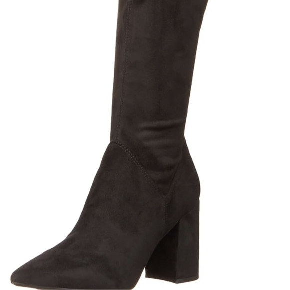 NEW in Box Nine West Ceeya9X92 Women's Over-The-Knee Boots Sz 7 Lace-up Back - Picture 8 of 12